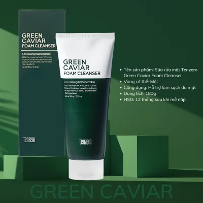 Tenzero Green Caviar Foam Cleanser - 180g	
